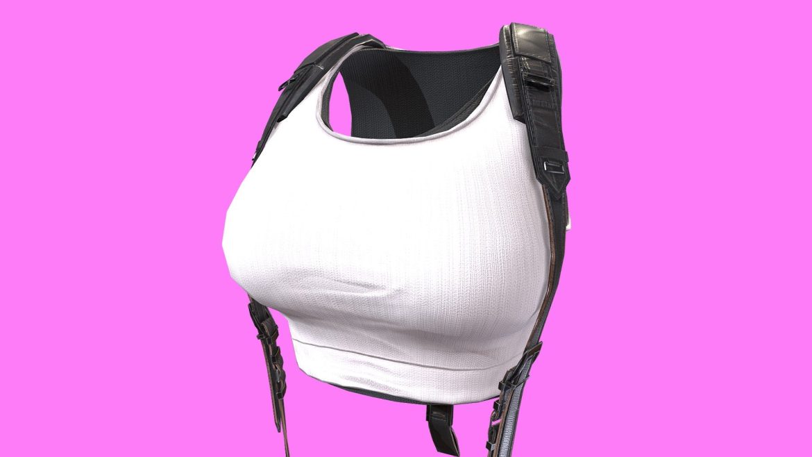 ff7 tifa tanktop a reconstruction study 02 3d model