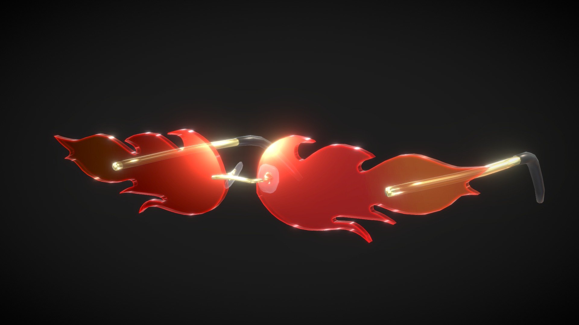 Fire Flame Sunglasses