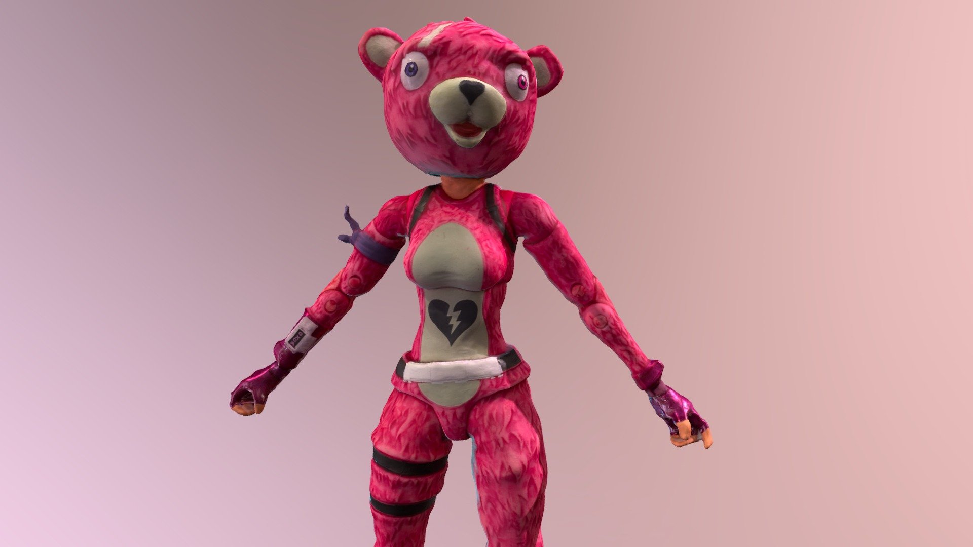 Fortnite Cuddle Team Leader Action Figure Deep3dsea 