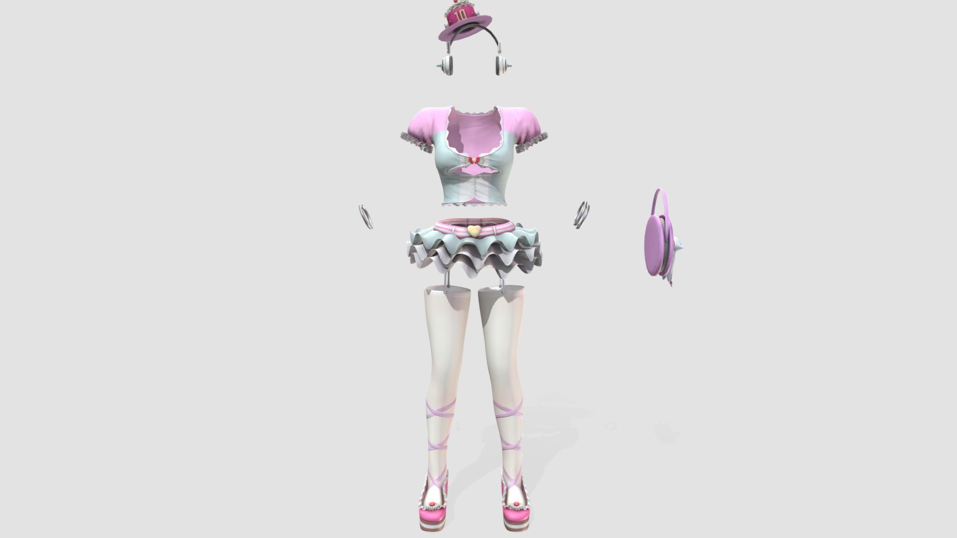 Full Female Anime Outfit