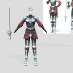 Full Female Medieval Knights Armour Suit