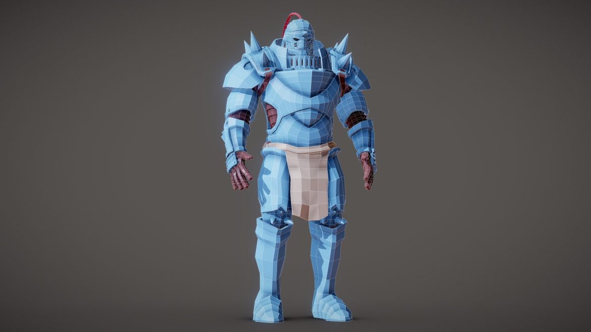 fullmetal alchemist fanart 3d model