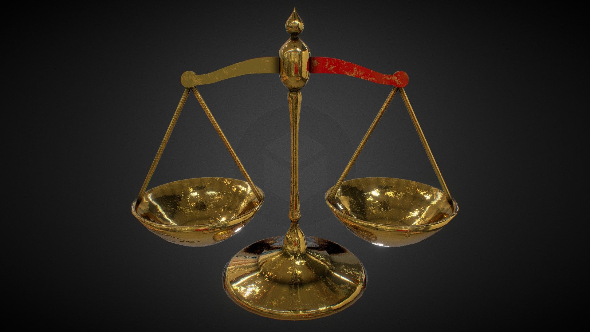 Gold Balance Scale