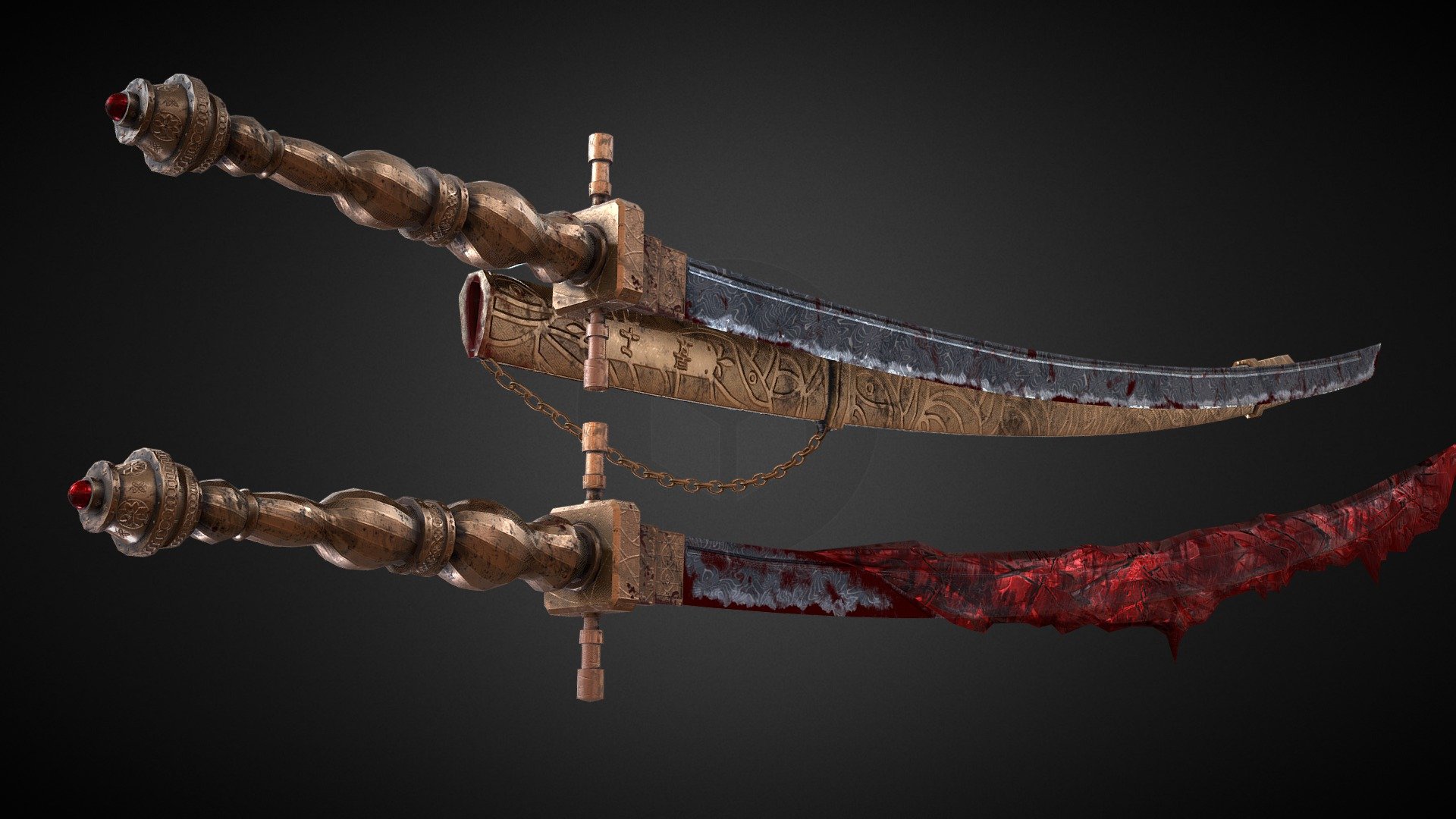 Gothic Hybrid Katana “Chikage”