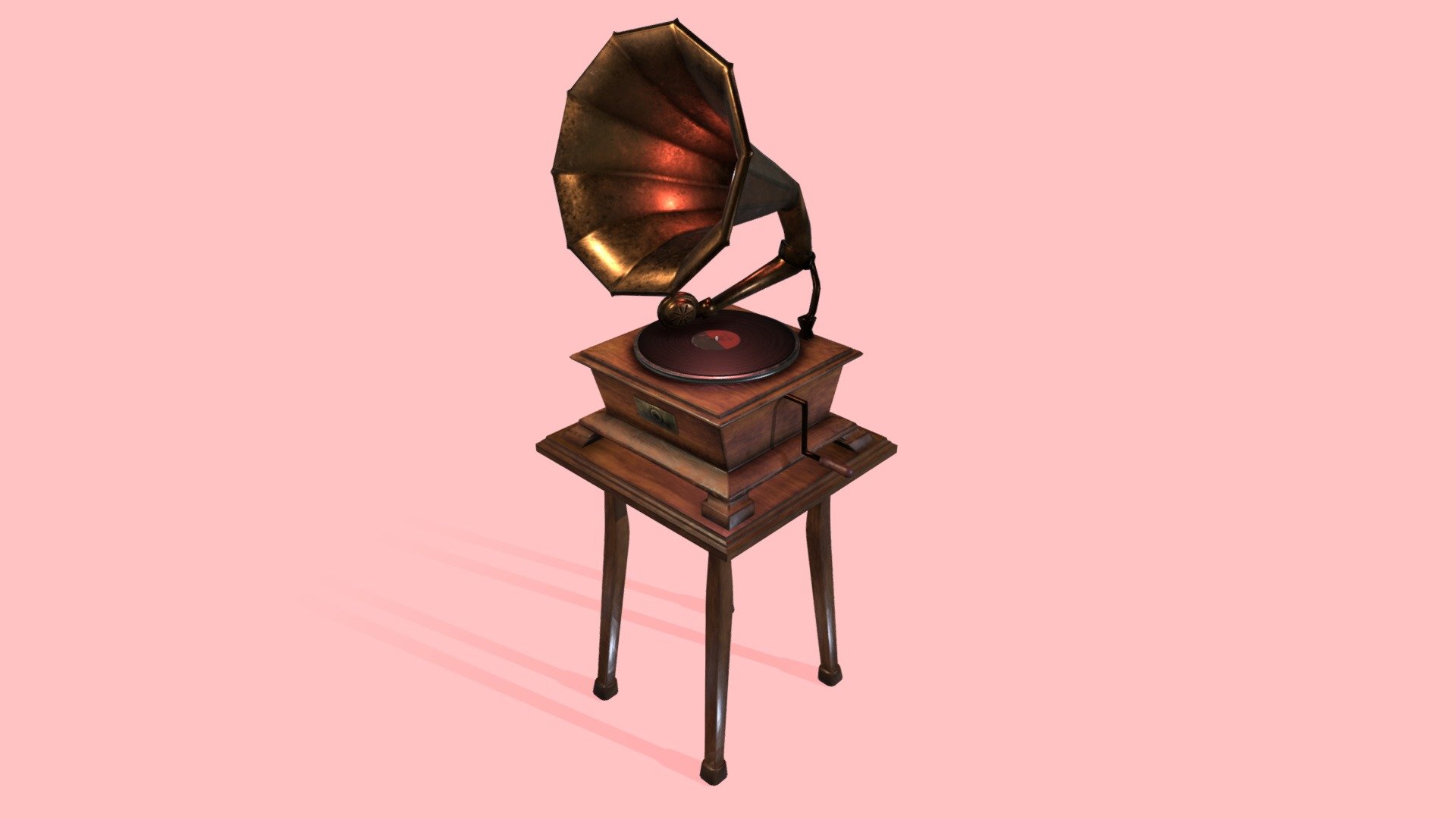 Gramophone – 3D Prop
