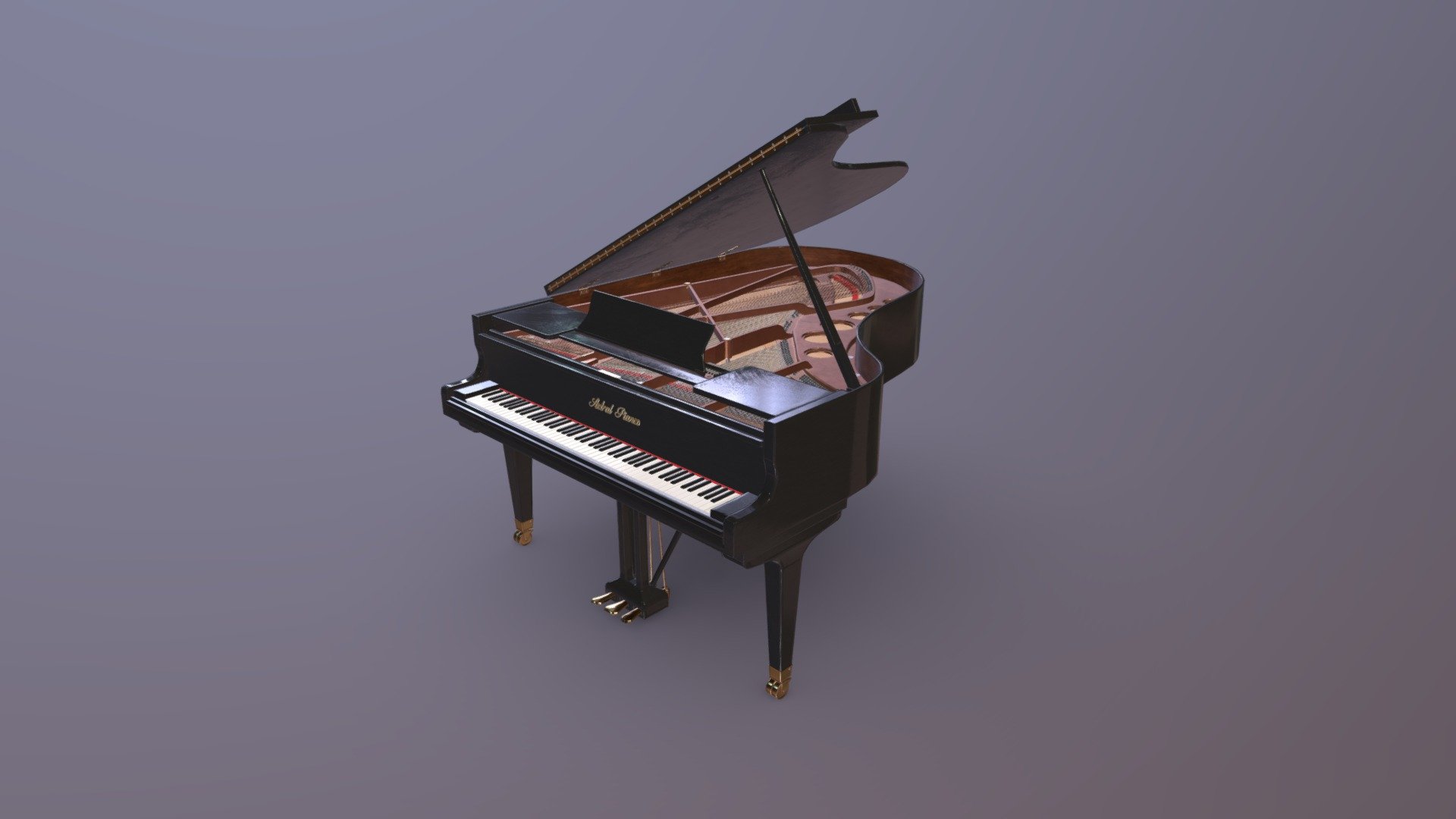 Grand Piano – UE4 Ready