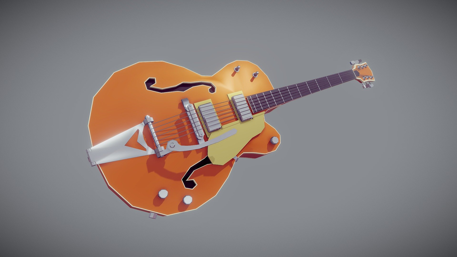 Gretsch 6120 lowpoly
