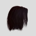 hair male 016 3d model