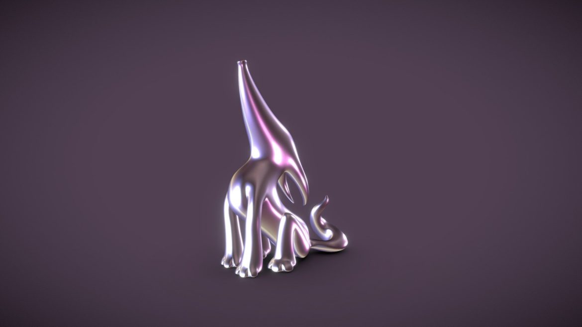 howler ring holder by rickartist 3d model