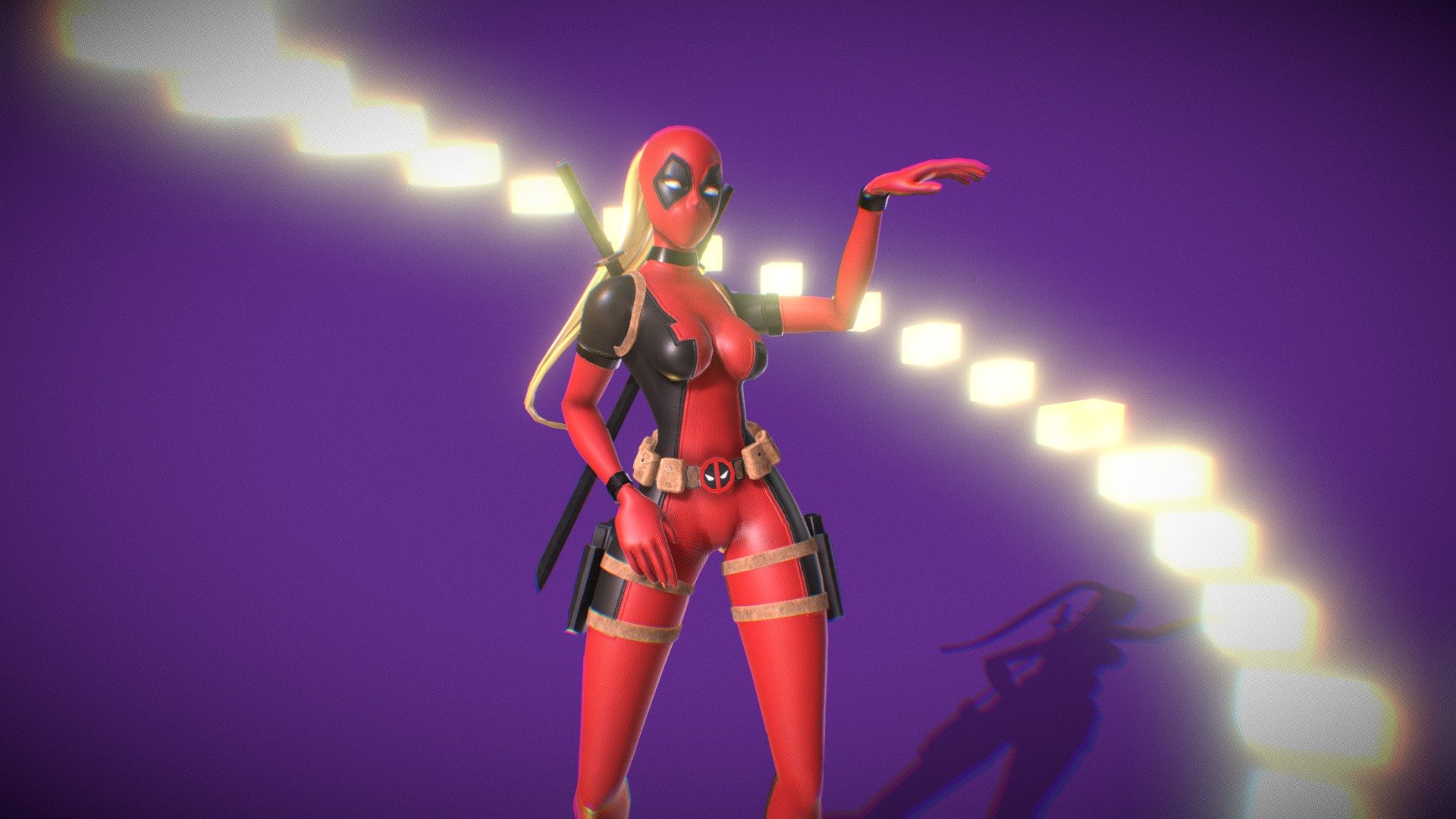 Lady Deadpool (SUPALONELY TikTok Dance)