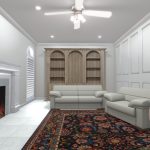 living room interior showcase 2020 3d model