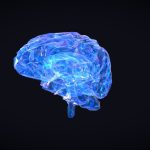 Low Polygon Art Medical Brain Roentgen