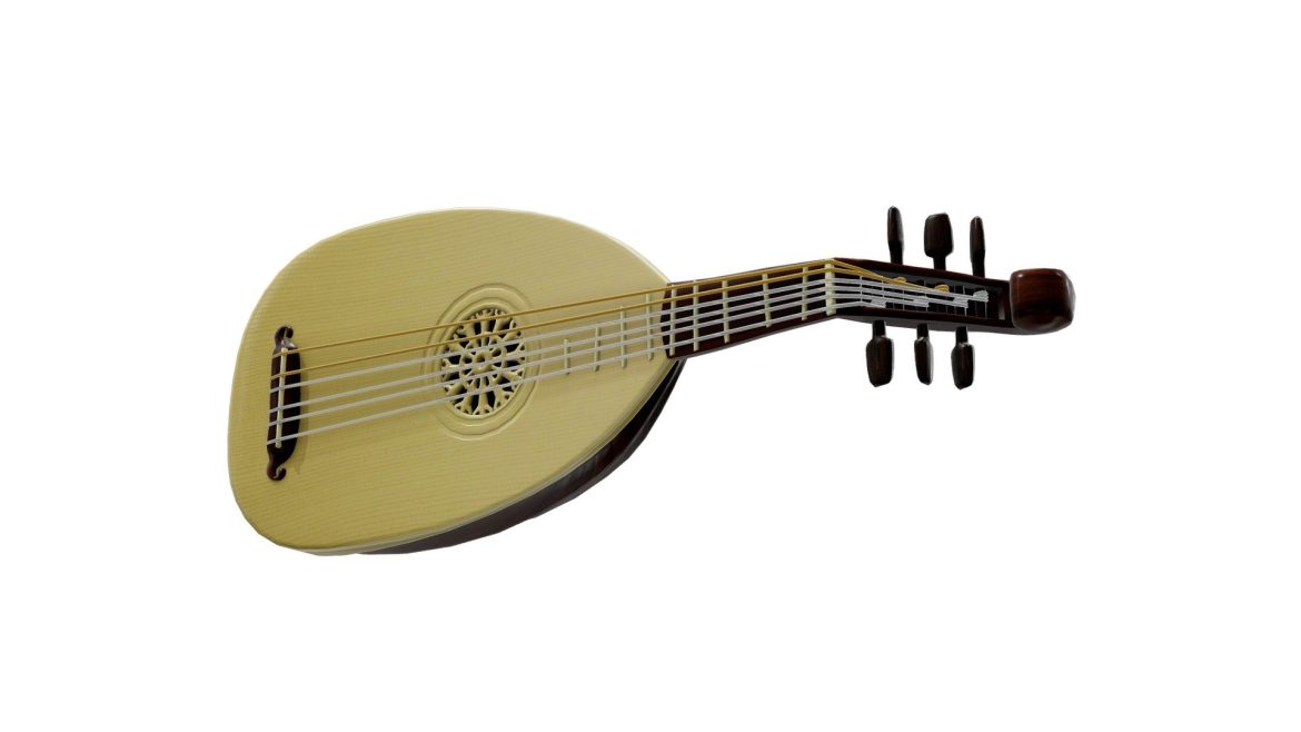 lute 3d model