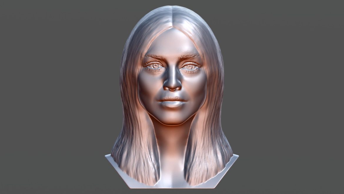 madonna bust for 3d printing 3d model
