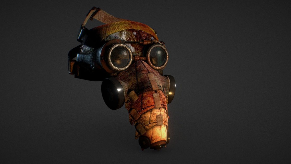 medical mask fantasy 3d model