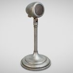 microphone american d5t dirty 3d model