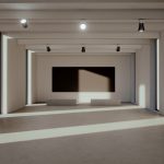 moody lighting art gallery 2019 3d model
