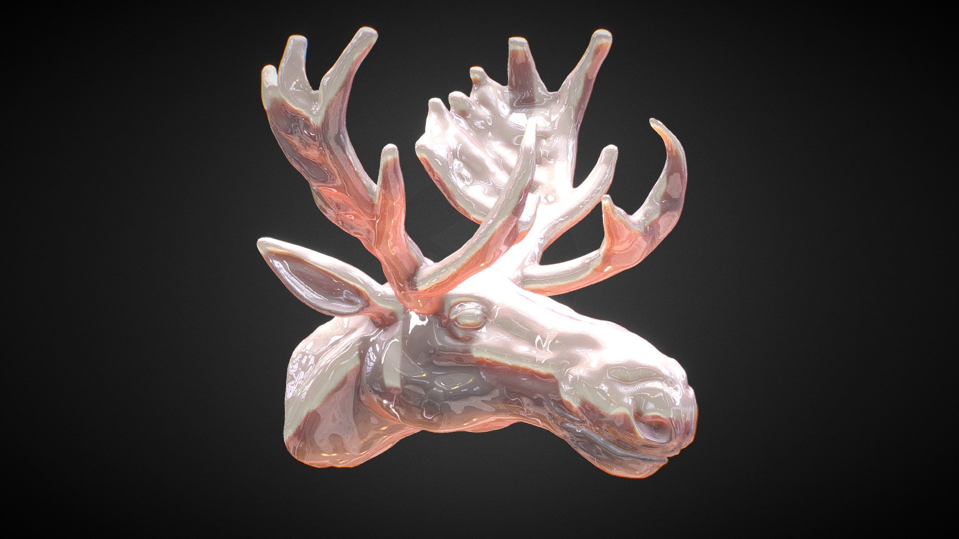 Moose Head – 3d Printable