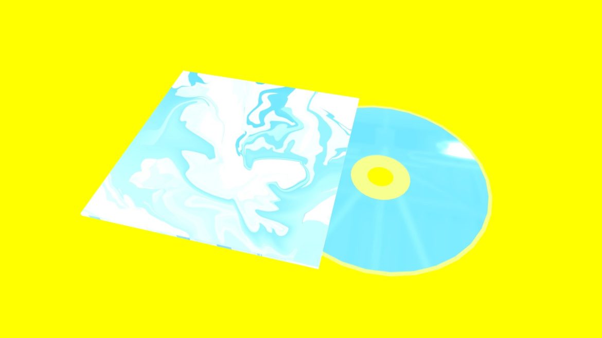 music album 3d model