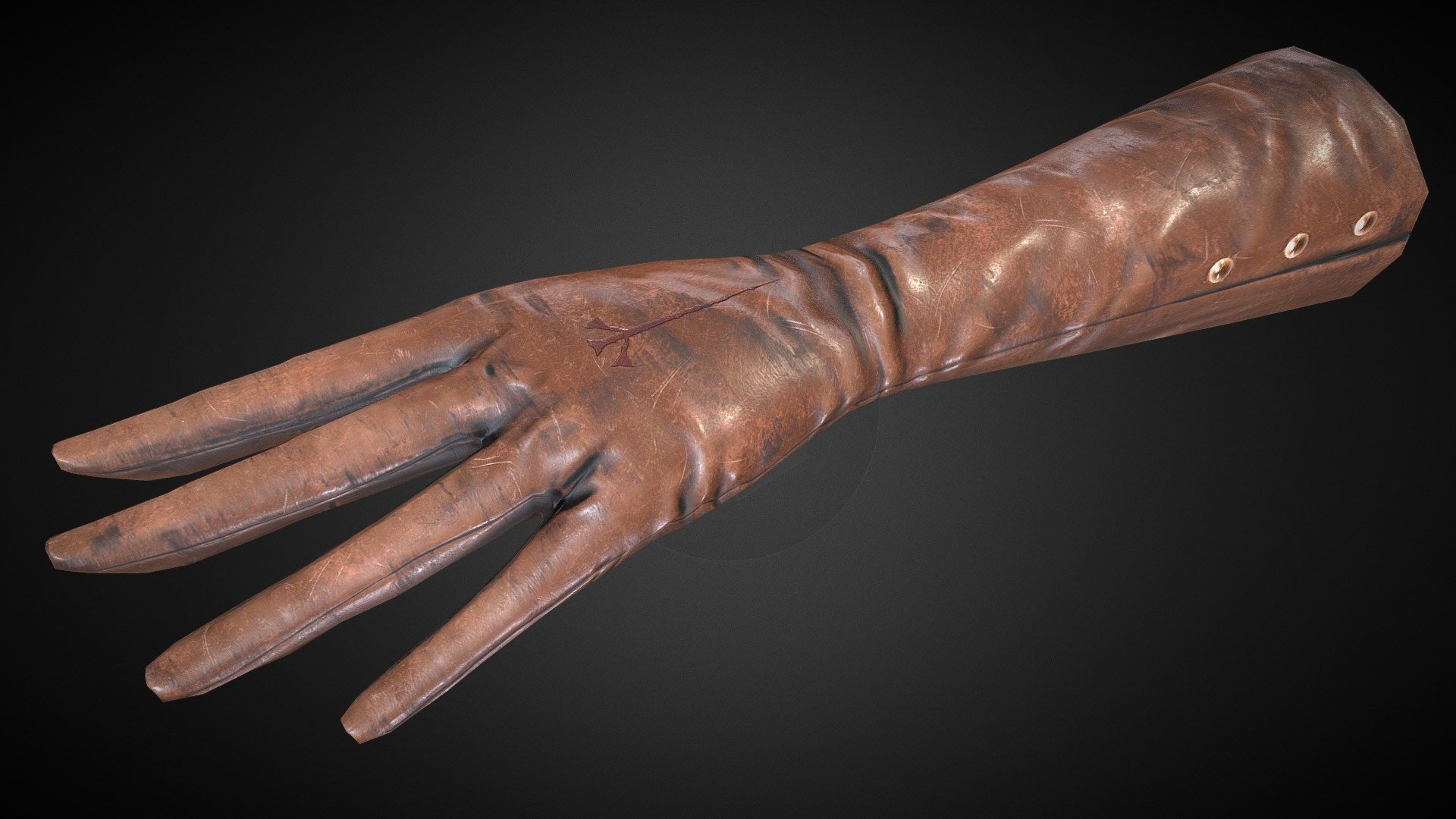 Old Leather Glove