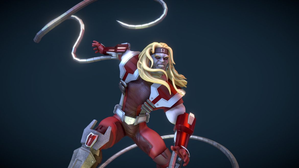 omega red 3d model
