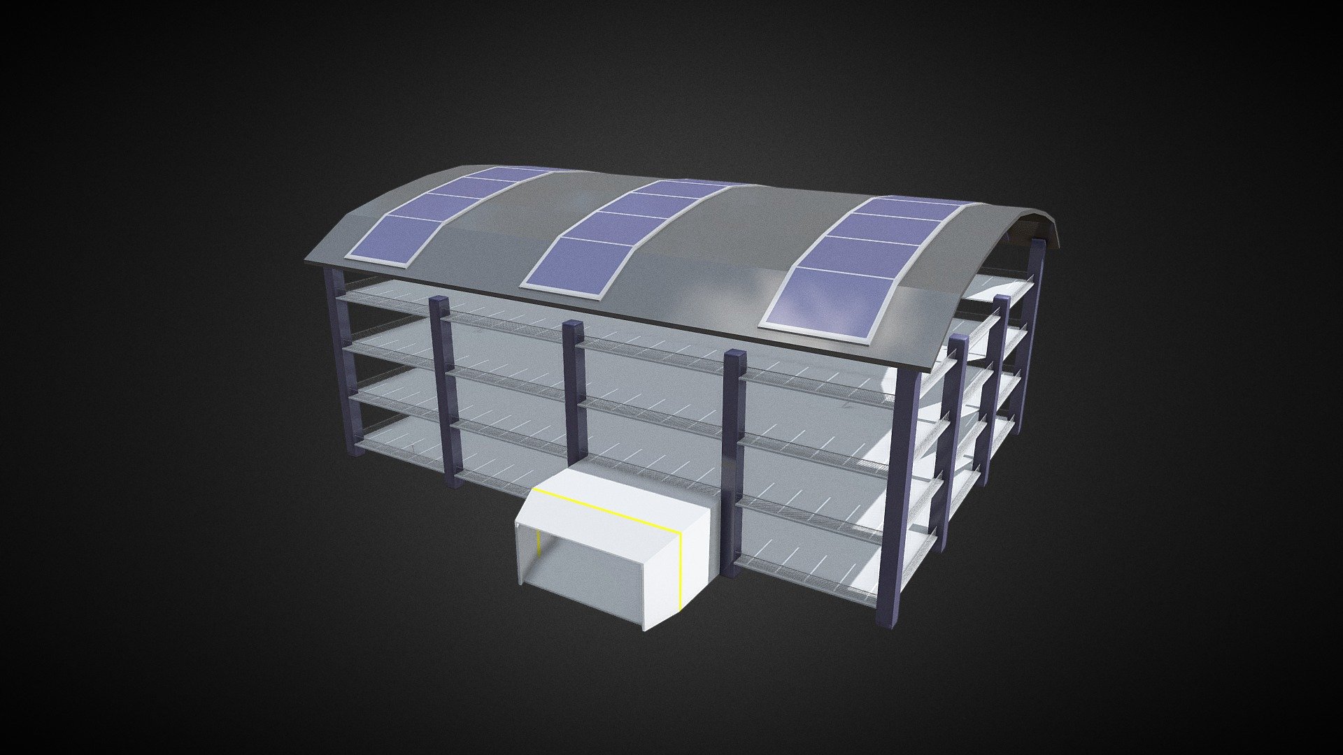 Parking Garage (Low Poly)