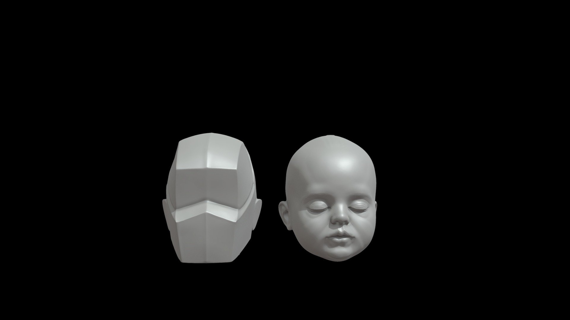 Planes of the baby head