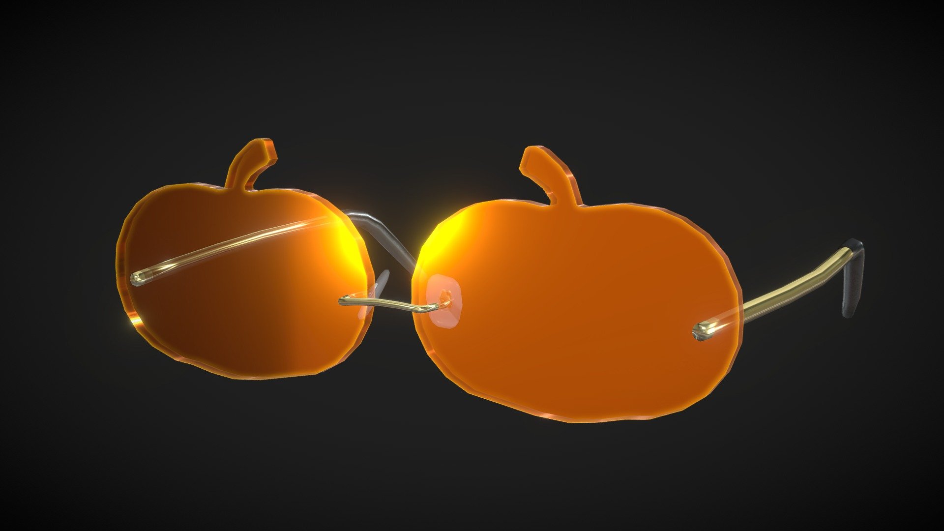 Pumpkin Neon Sunglasses