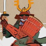 quill samurai 3d model