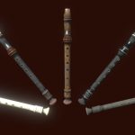 recorder pack 3d model