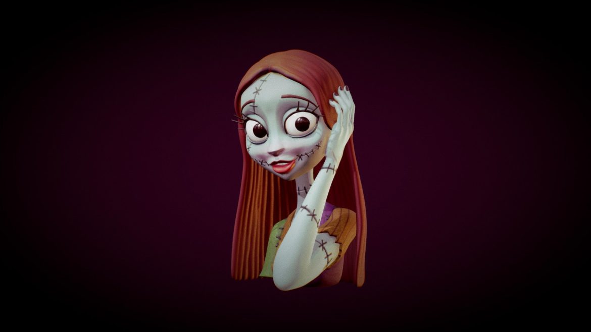 sally 3d model