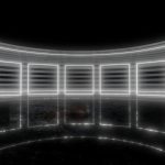 sci fi portal amp gallery for product showcase 3d model