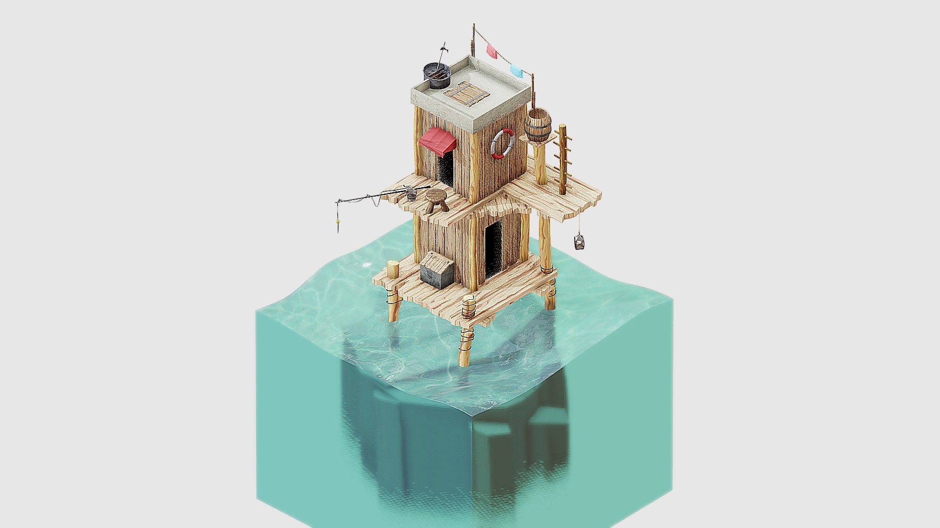 Shack on the Water