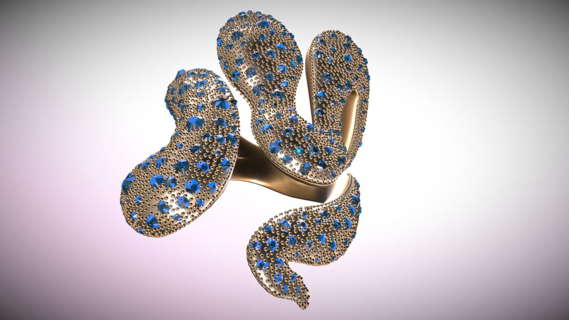 snake ring 3d model