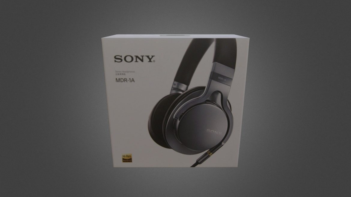 sony mdr a1 box 3d model
