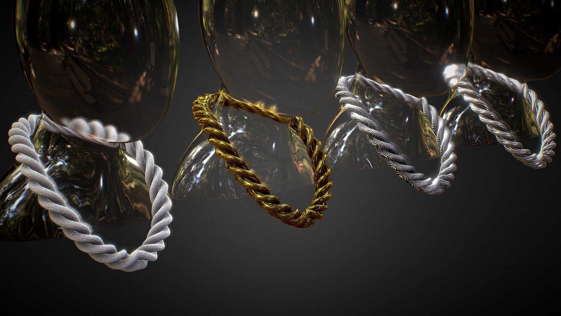 Spiral Chains – Set of 4