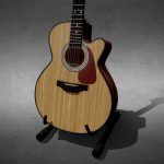 takamine g series 3d model
