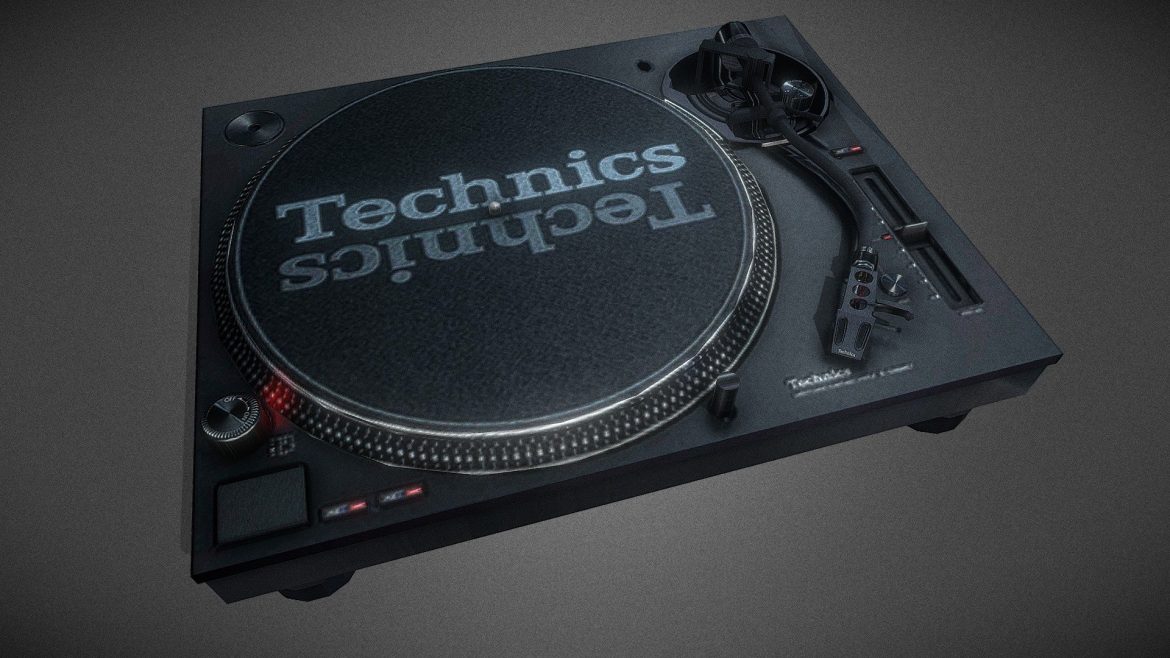 techniks dj 3d model