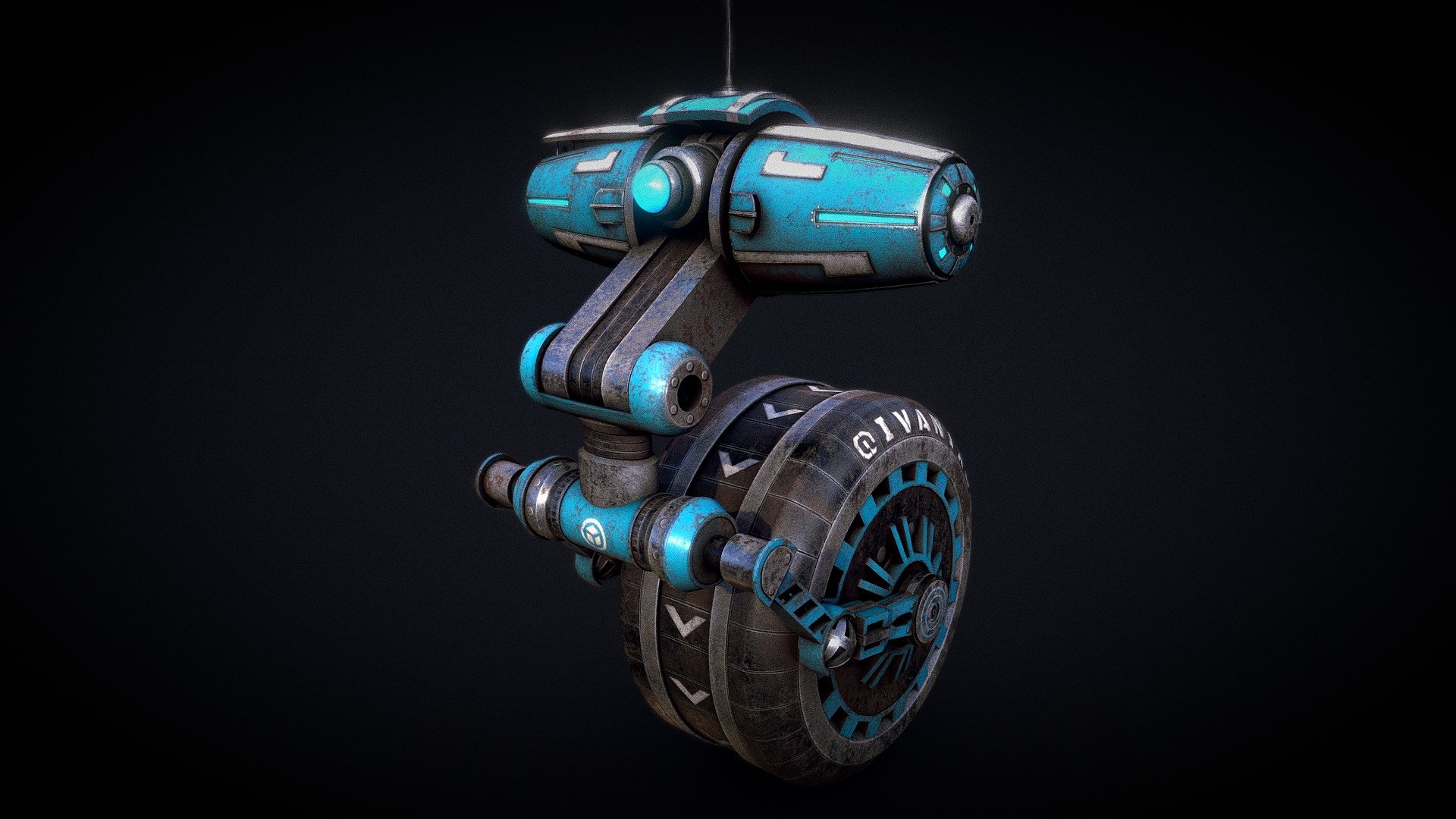 Texturing Challenge: Sketchfab’s Riding Robot