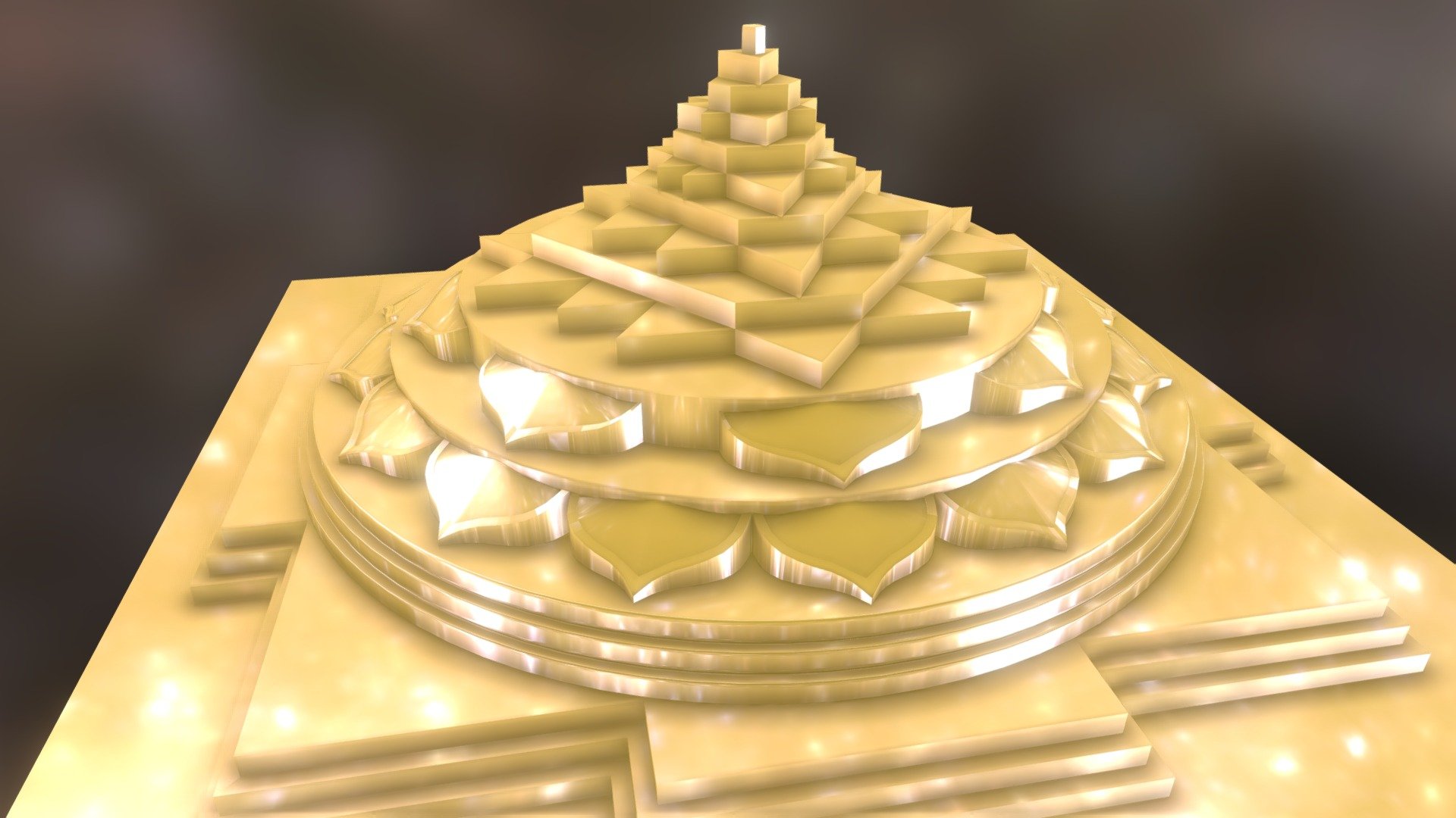 Tipura Sundari yantra or the Shri yantra