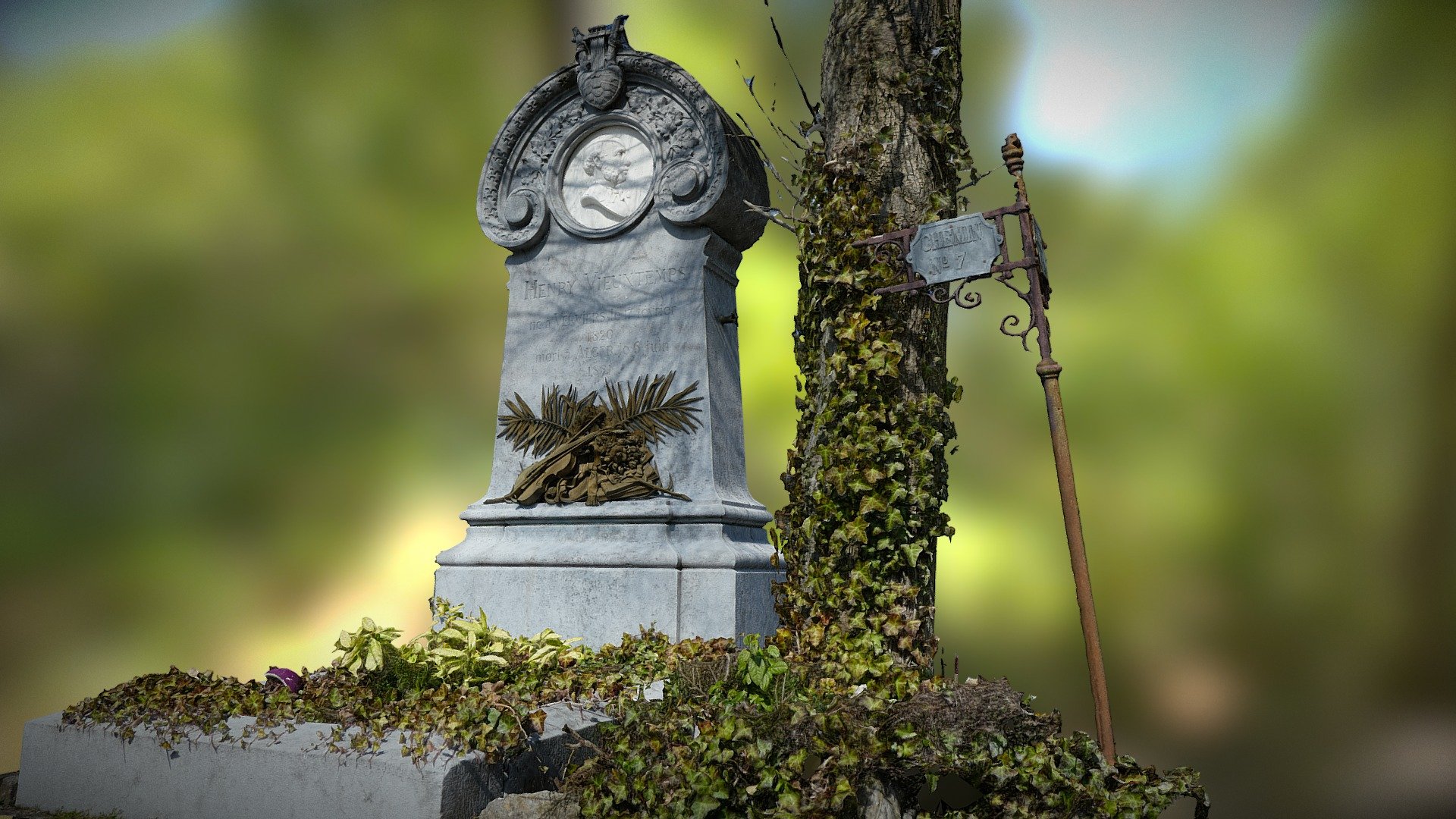 Tombe de Henry Vieuxtemps – Verviers
