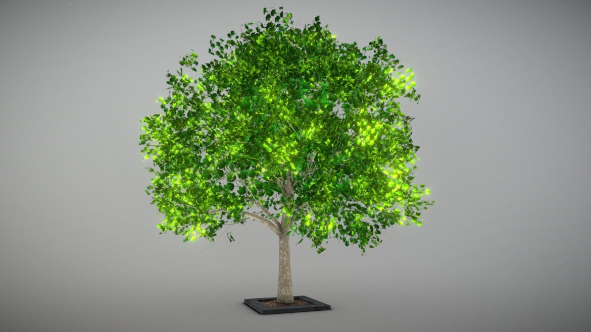 tree lowpoly 3d model