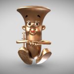 tubby the tuba 3d model