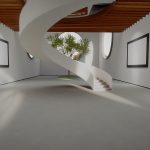 VR Art Gallery Circles 2020 4k Corona Max Scene