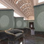 vr classic art gallery stage hall 4k 02 3d model