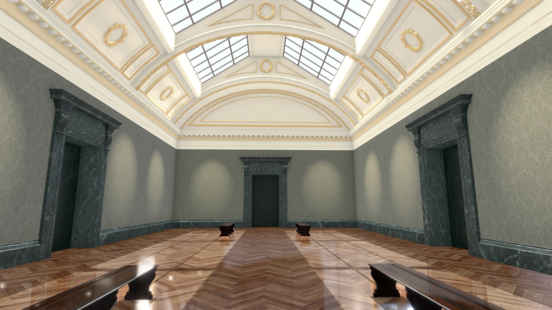 VR Classic Art Gallery Stage Hall Dec. 2020