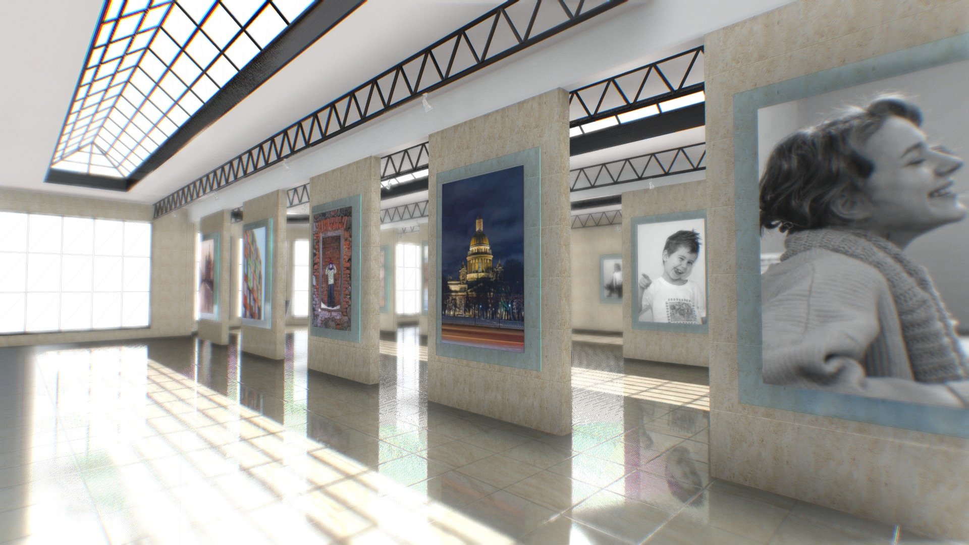 VR Gallery 01 [ not baked ]