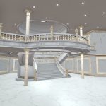 VR Interior Staircase Art Gallery July 2021