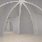vr traditional gallery for product showcase 3d model