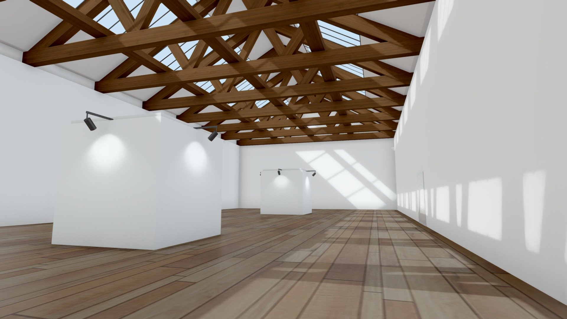VR Wooden Gallery for Product Showcase 2021